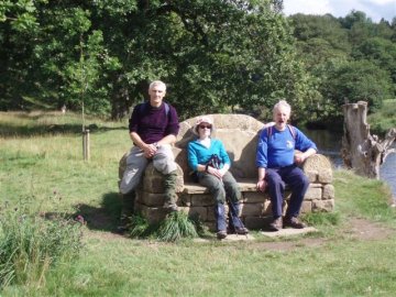 stone bench
